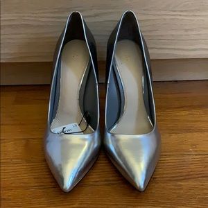 ZARA Silver Metallic Ombre Pumps